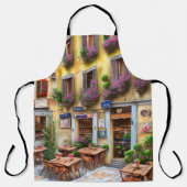 Tablier Une scène de rue italienne Ephemera Design Series  (Recto)