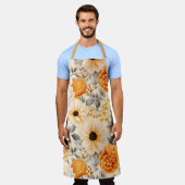 Tablier Une série florale d'automne 1 (Porté)