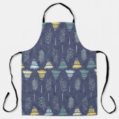 Tablier Une texture douce et transparente avec des feuille (Recto)