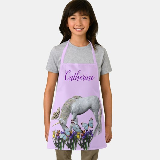 Tablier Unicorn and Butterflies Animal (Insitu)