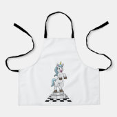 Tablier Unicorn at Chess (Recto)