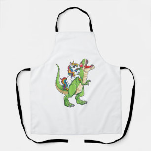 Tablier Unicorn équitation T rex Dinosaur garçons Filles H