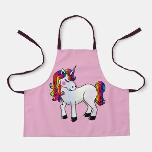 TABLIER UNICORN GIRLS PINK APRON
