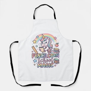 Tablier Unicorn Pencilcorn School Magic Adorable Autocolla
