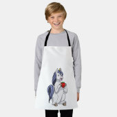 Tablier Unicorne aux fruits de fraise (Porté)