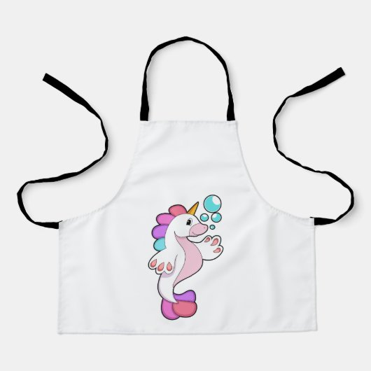 Tablier Unicorne avec bulles d'eau.PNG (Recto)