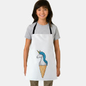 Tablier Unicorne avec crème glacée gaufre (Insitu)
