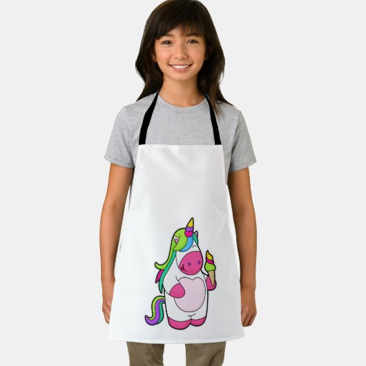 Tablier Unicorne avec gaufre Glace (Insitu)