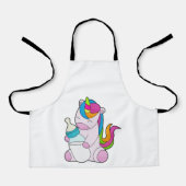 Tablier Unicorne Bouteille de lait (Recto)