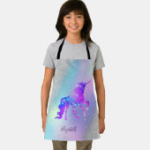 Tablier Unicorne holographique de Parties scintillant d'ar (Insitu)