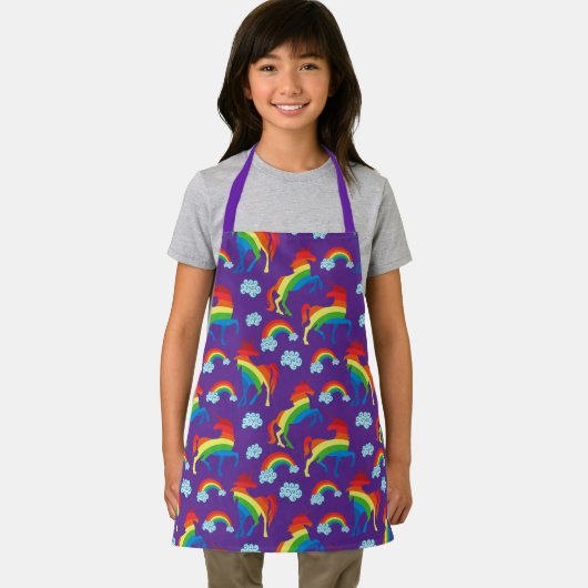 Tablier Unicornes arc-en-ciel (Insitu)
