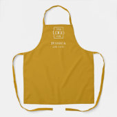 Tablier Uniforme d'employé d'entreprise moderne avec logo  (Recto)
