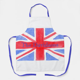 Tablier Union Jack NOM du drapeau britannique Unisex