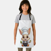 Tablier Unique Amoureux des animaux Art Cute Chef Bunny (Insitu)