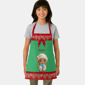 Tablier Unique Gingerbread Girl Cookie Graphic (Insitu)