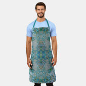 Tablier Unique Moderne Un Design D'Art Abstrait (Porté)
