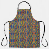 Tablier Unisex Long Apron with Unique Pattern (Recto)