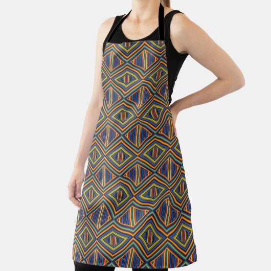 Tablier Unisex Long Apron with Unique Pattern (Insitu)