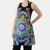 Tablier Univers Mandala Couleurs Psychédéliques (Insitu)