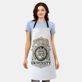 Tablier Université Ronronnement Chat Fausse Université Aca (Porté)