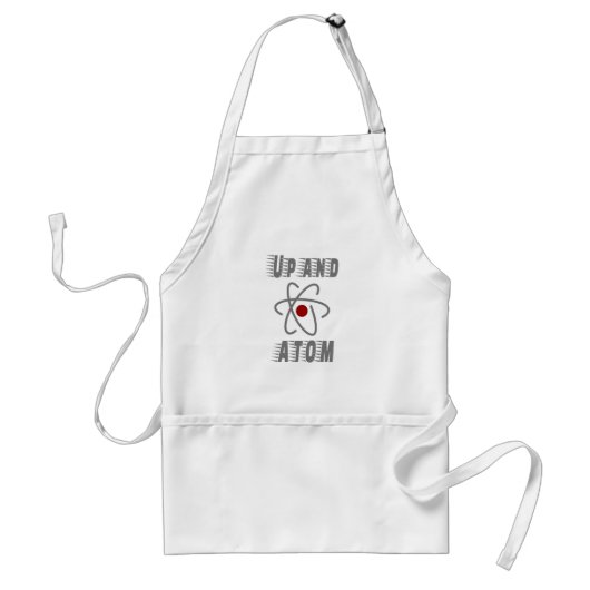 Tablier Up and ATOM, Science Humor Pun Funny (Devant)