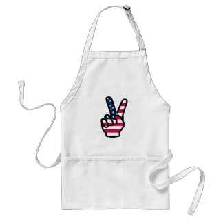 Tablier US Victory Sign