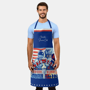 Tablier USA 1776-2026 Commémoratif Personnalisé