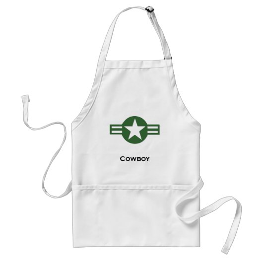 Tablier USA Cowboy Green (Devant)