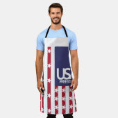 TABLIER USA/EEUU FREE STARS FLAG BY MASANSER PIXELAT (Porté)