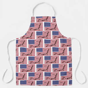 Tablier USA FLAG   Carte américaine   Patriotique élégant