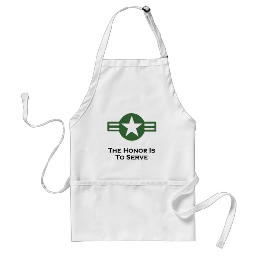 Tablier USA L'honneur vert (Devant)