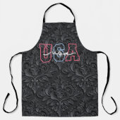 Tablier USA Text 4th Of July Design-62118 (Recto)