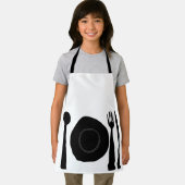 Tablier Ustensiles de cuisine noir Art (Insitu)