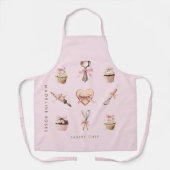 Tablier Ustensiles roses & Cupcake Baker Apron (Recto)
