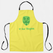Tablier V pour végétalien (Recto)
