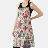 Tablier Vacances Arbres Vacances Vacances hiver design fan (Insitu)