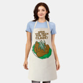 Tablier Vacances de Noël | Sauvez le cou pour moi, Clark ! (Porté)