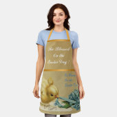 Tablier Vacances de Pâques de poulet vintage (Porté)