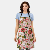 Tablier Vacances d'hiver à Poinsettia (Porté)