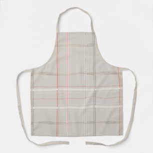 Tablier Vacances Plaid Cosy Cabine Beige Or traditionnel