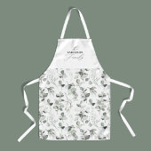 Tablier Vacances vert vert botanique moderne et élégant
