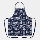 Tablier Vacances Ville d'hiver Motif (Recto)