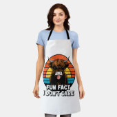 Tablier Vache. (Porté)