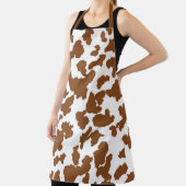 Tablier Vache Brown Et Blanche Cacher Motif fourrure (Insitu)