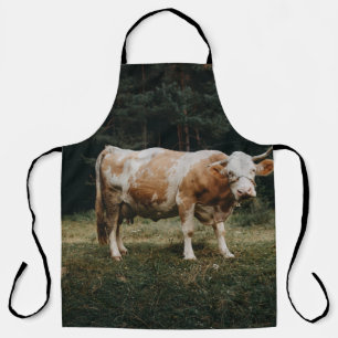 Tablier VACHE CHAINÉE Brown ET BLANCHE