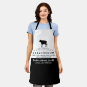 Tablier VACHE D'Animal Agricole (Porté)