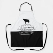 Tablier Vache de la ferme (Recto)