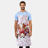 Tablier Vache de la Saint Valentin (Porté)