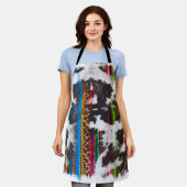 Tablier Vache du pays Père Noël Fe Stripes (Porté)