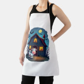 Tablier Vache et grange hantée (Insitu)